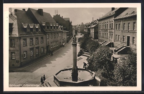 Ansichtskarte helmbrechts - ansichtskarte,