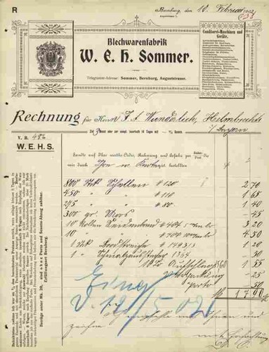 Sommer maschinenfabrik - sommer,