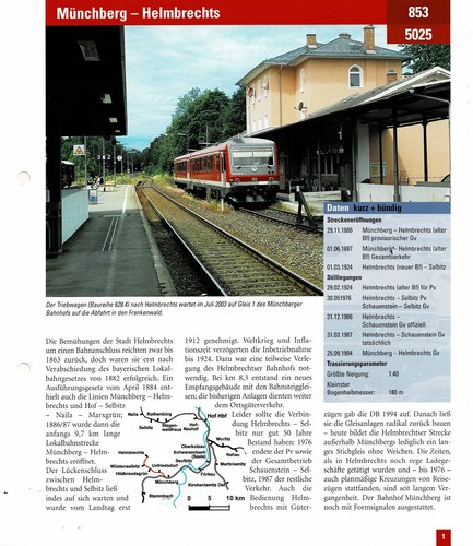 Münchberg helmbrechts - münchberg, /