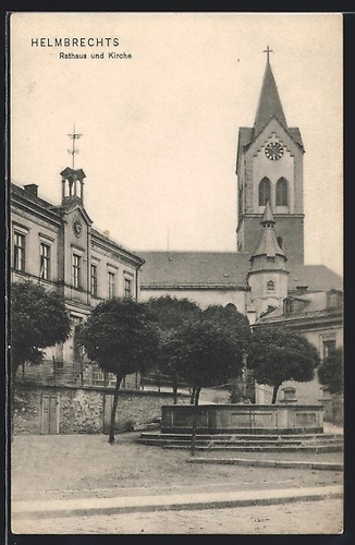 Ansichtskarte helmbrechts - ansichtskarte,