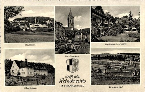 Helmbrechts oberfranken - ak,