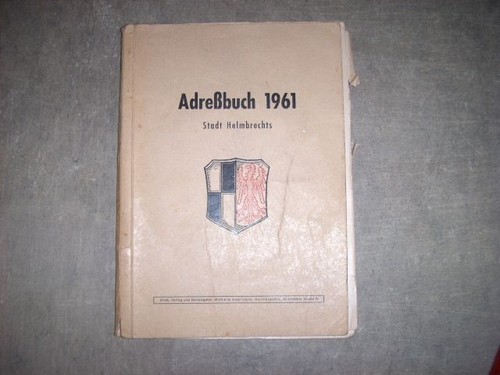 Helmbrechts adressbuch 1961 - helmbrechts,,