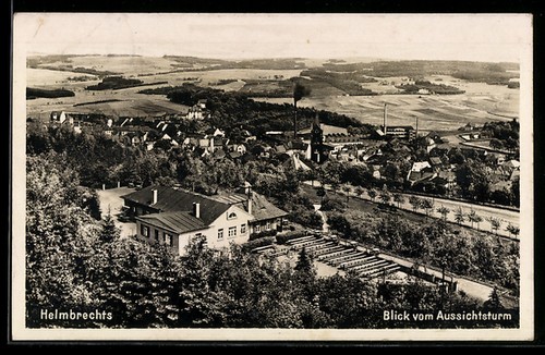 Ansichtskarte helmbrechts - ansichtskarte,