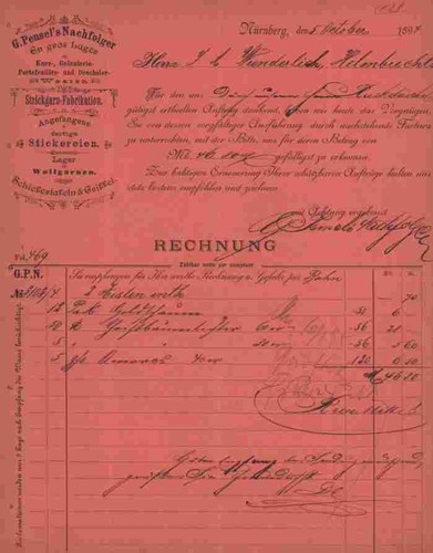 Pensel nachfolger 1894 - g., pensel`s