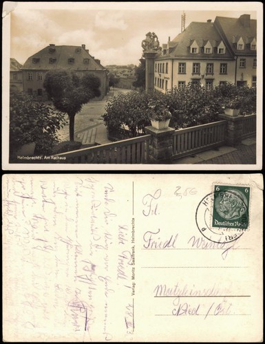 Ansichtskarte helmbrechts - ansichtskarte,