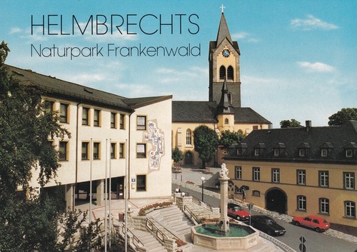 Postkarte helmbrechts ofr - postkarte, /