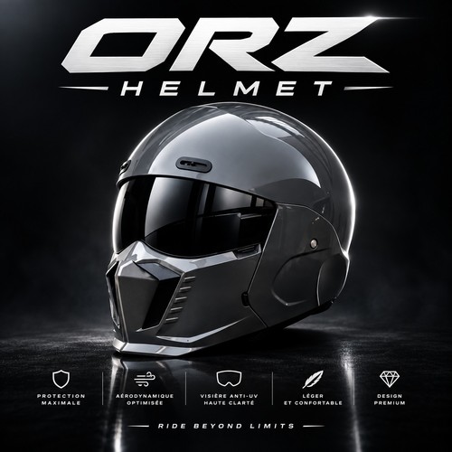 Motorradhelm orz doppelform - motorradhelm, orz: